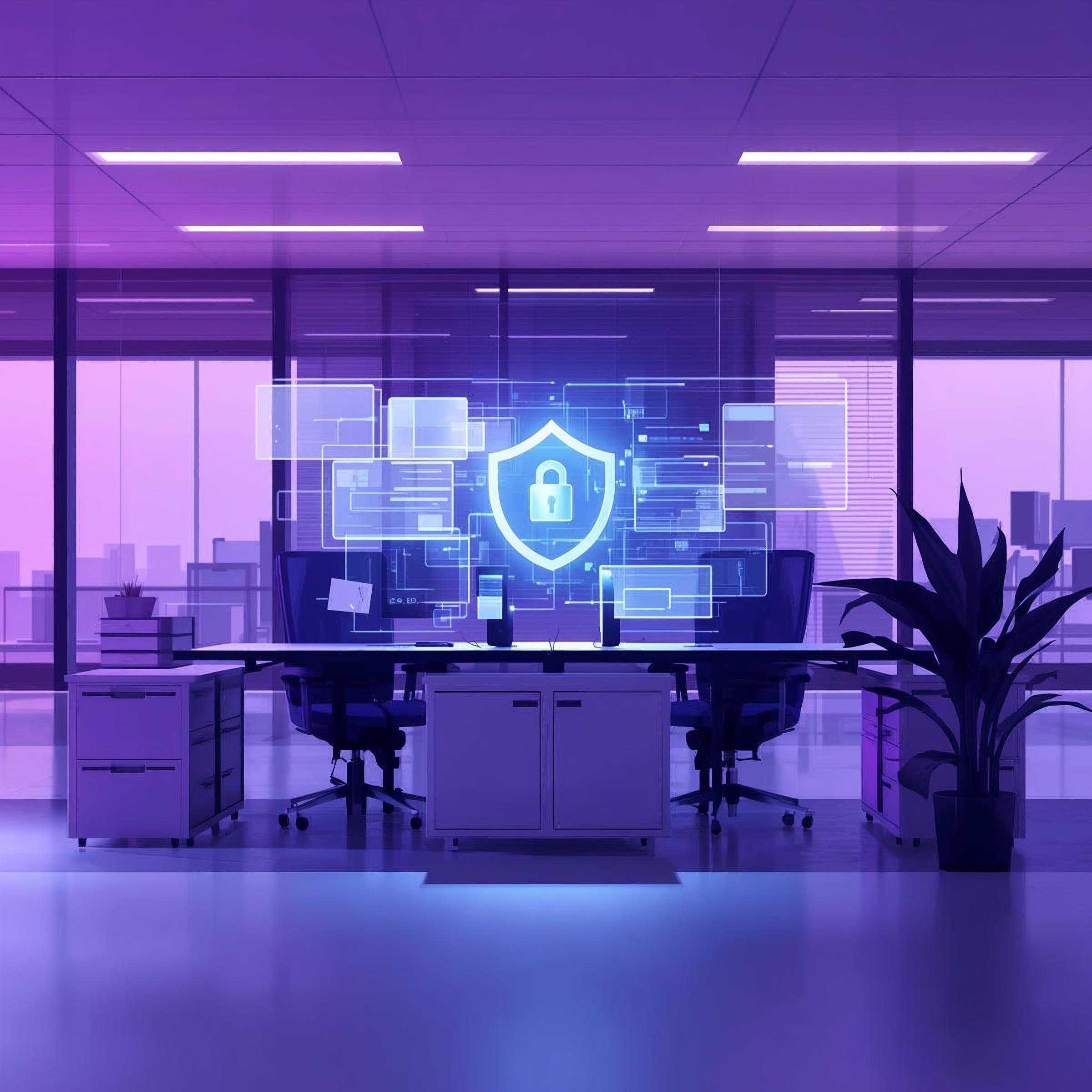 Computer station AI security