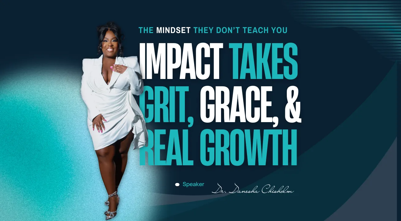 Dr. Danesha Chisholm, known as Dr. Dee, smiling confidently in a white dress