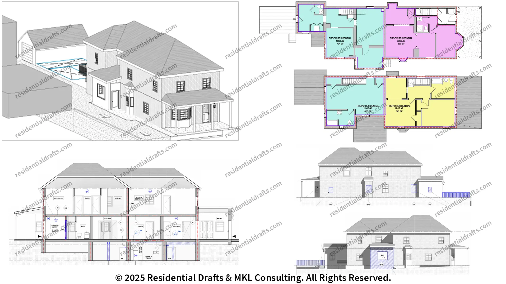 Commercial-to-Residential conversion in Belleville, ON. Specialized drafting for code compliance, fire separation, and permit approval. Request a Consultation!