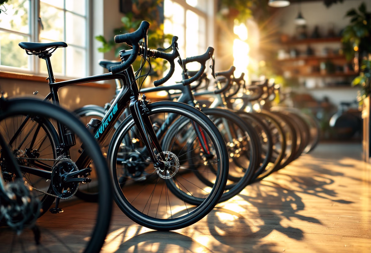 image of road bikes