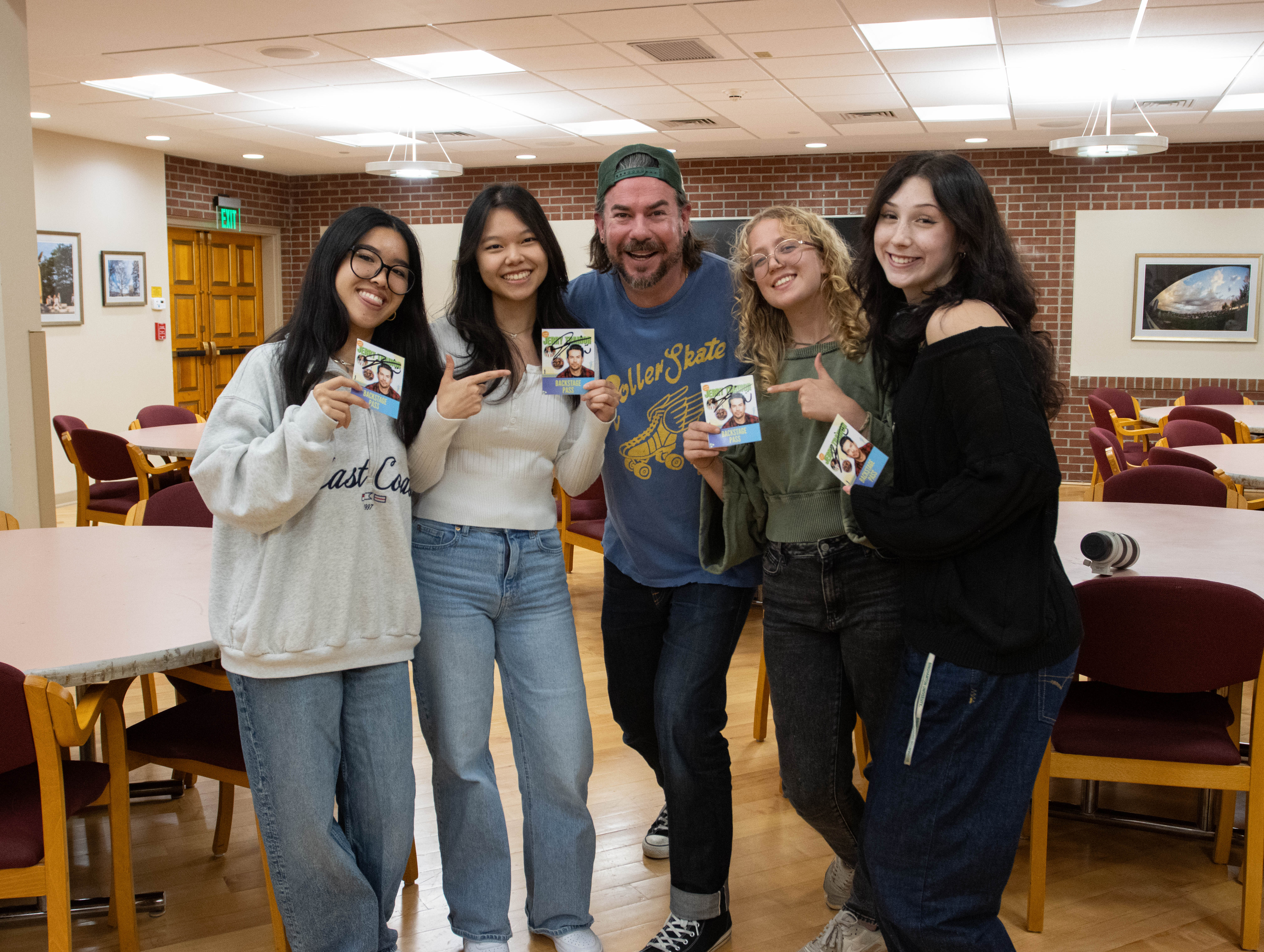 A group photo with the SAPB marketing team and Jerry Trainor.