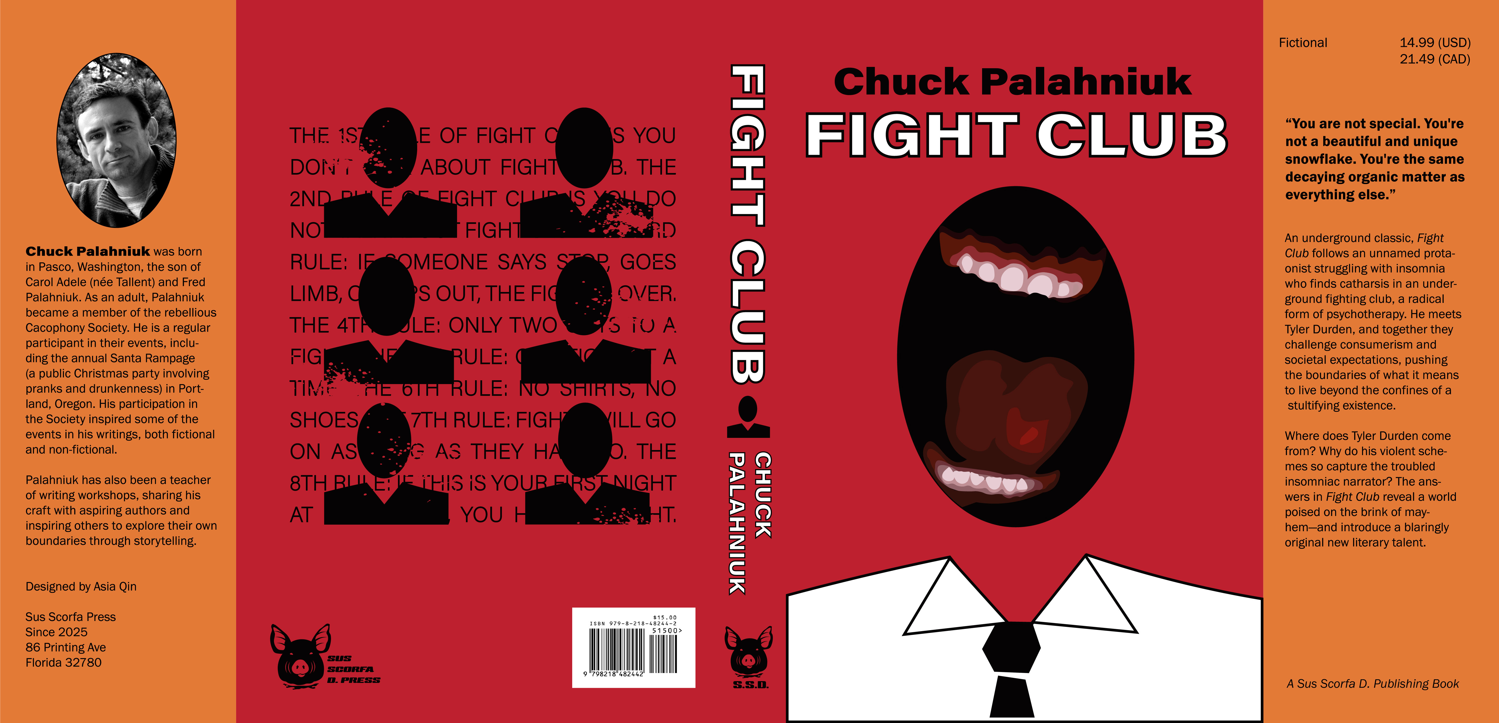 Fight Club Book Cover: First Layer