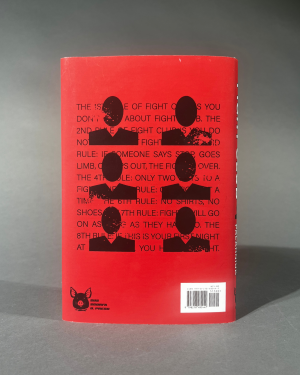 Fight Club Back Cover Red