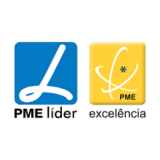 Certificado de PME líder e excelência.  