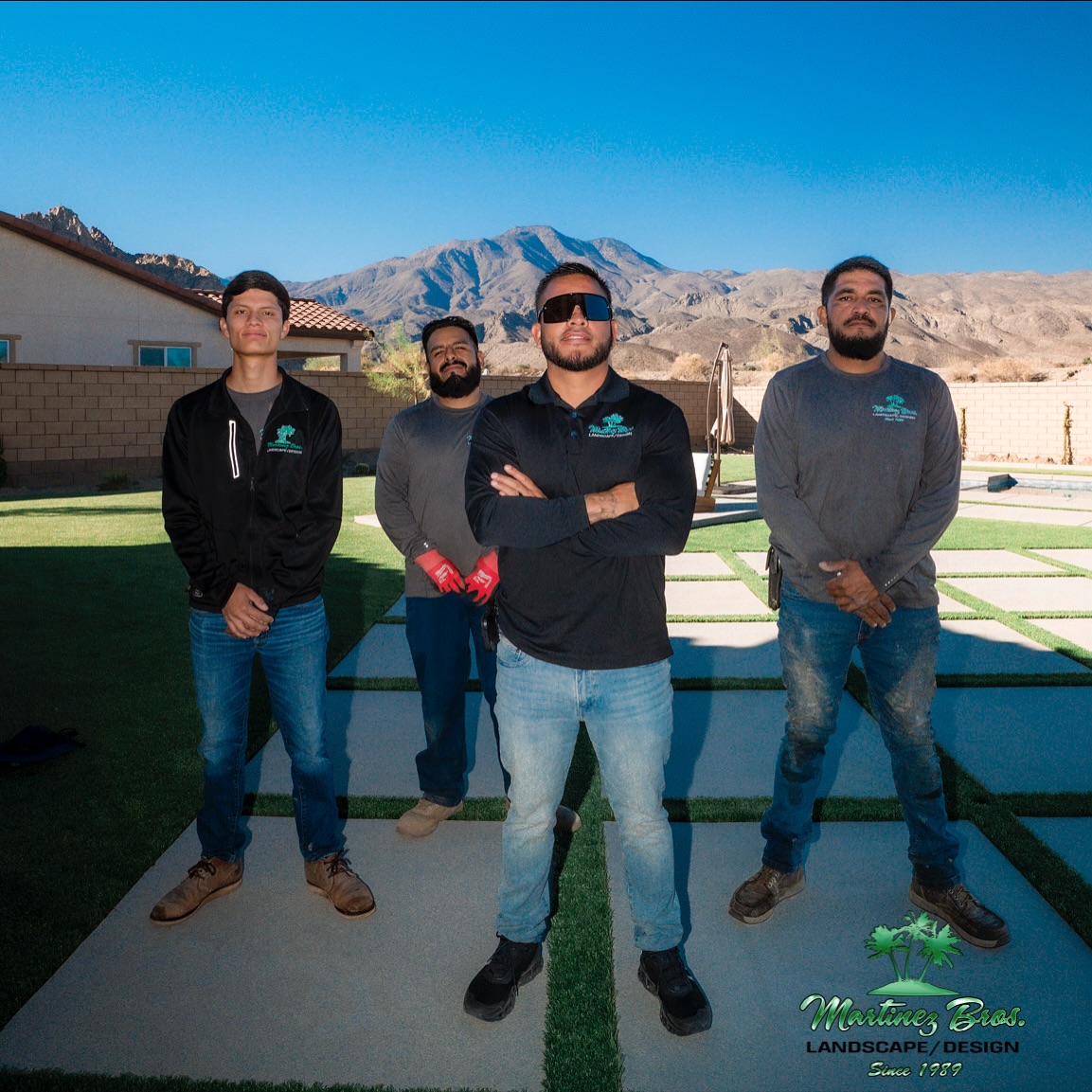 Workers working on a project
