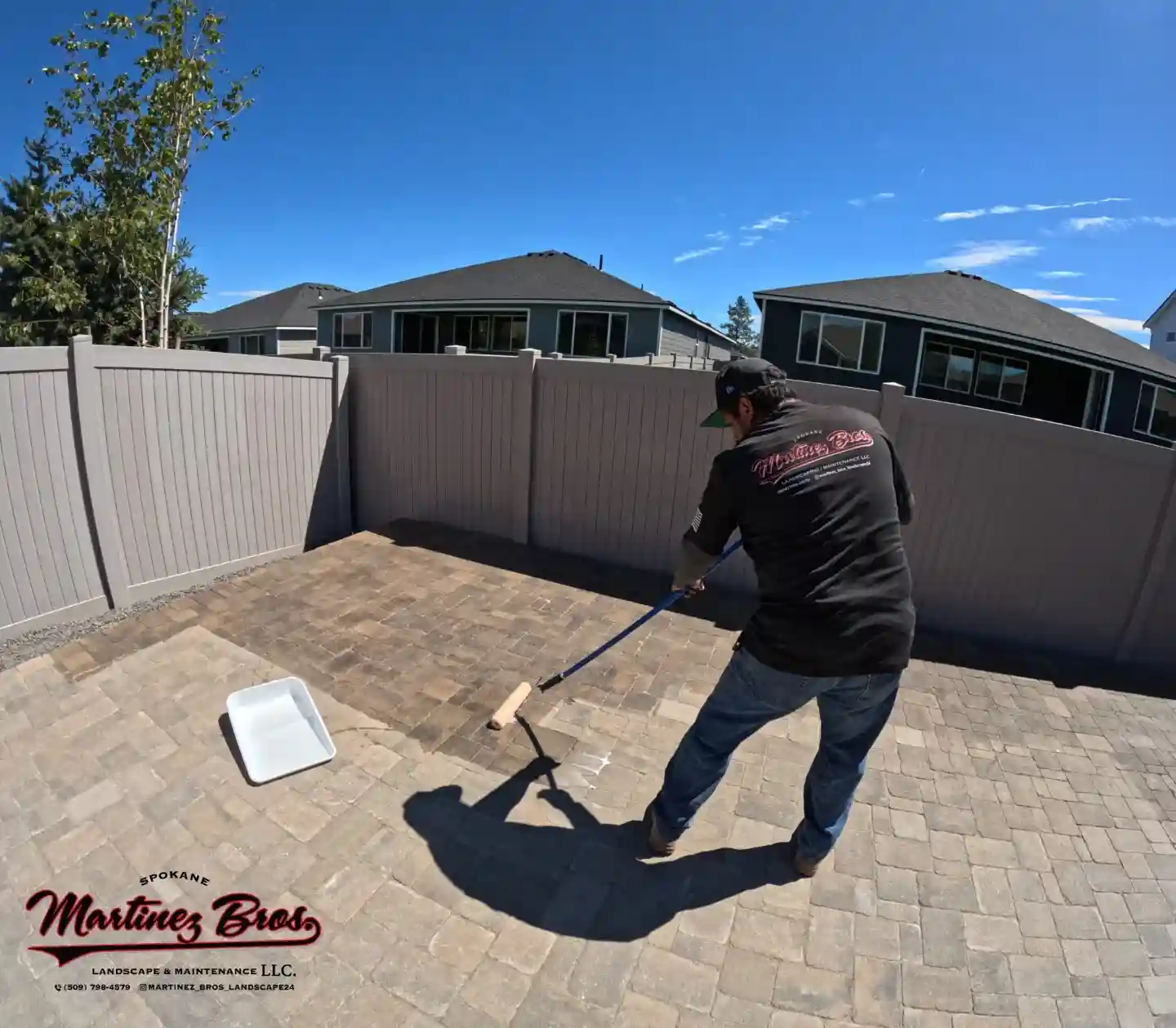 Coachella Pavement cleaning and shining