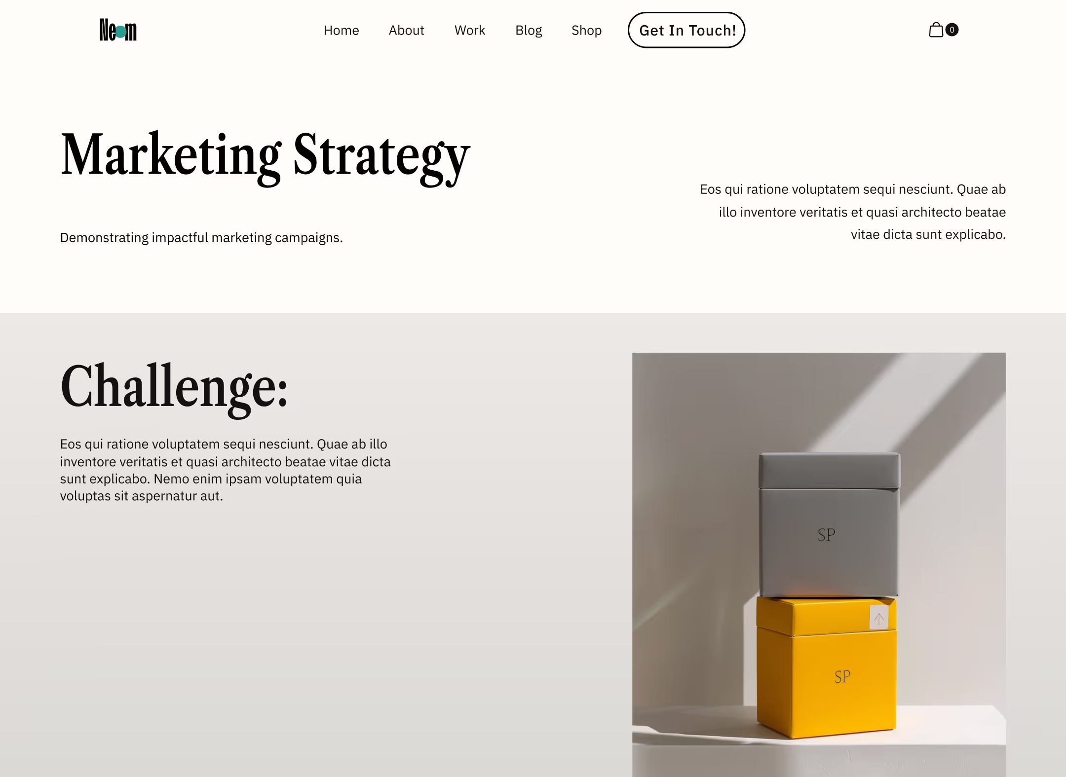 Neom Portfolio Template - Designed by Azwedo.com and Wedoflow.comv