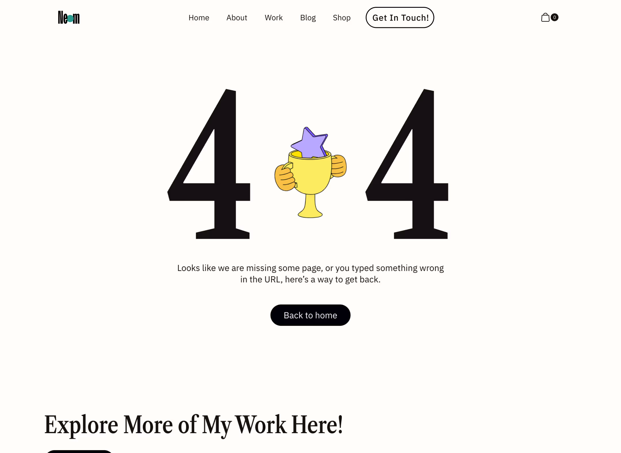 Neom Portfolio Template - Designed by Azwedo.com and Wedoflow.comv