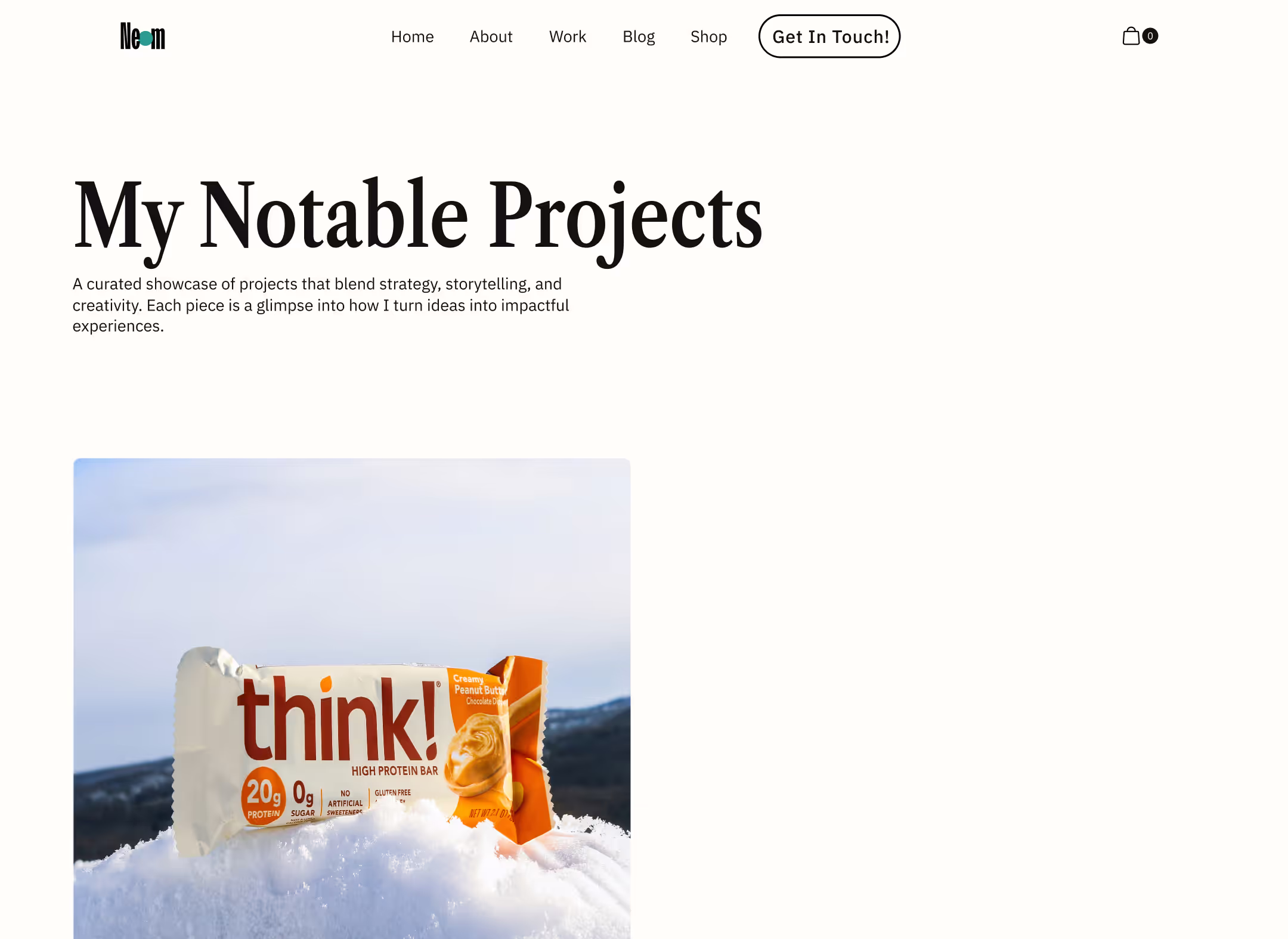 Neom Portfolio Template - Designed by Azwedo.com and Wedoflow.comv