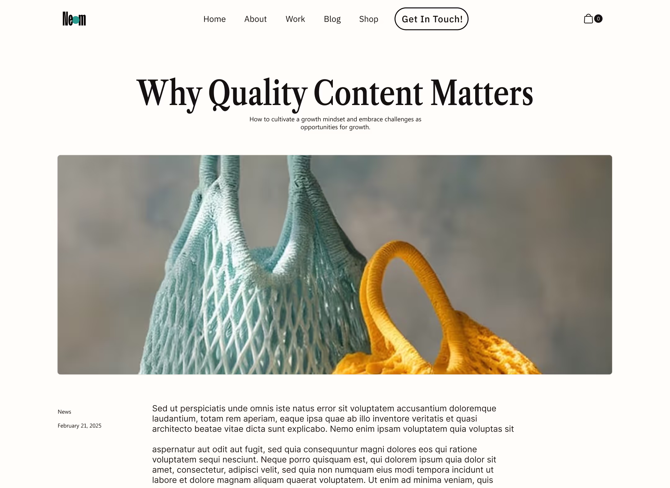 Neom Portfolio Template - Designed by Azwedo.com and Wedoflow.comv