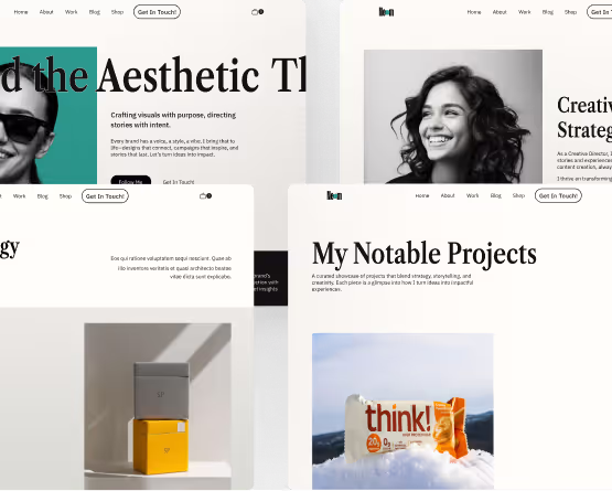 Neom Portfolio Template - Designed by Azwedo.com and Wedoflow.comv