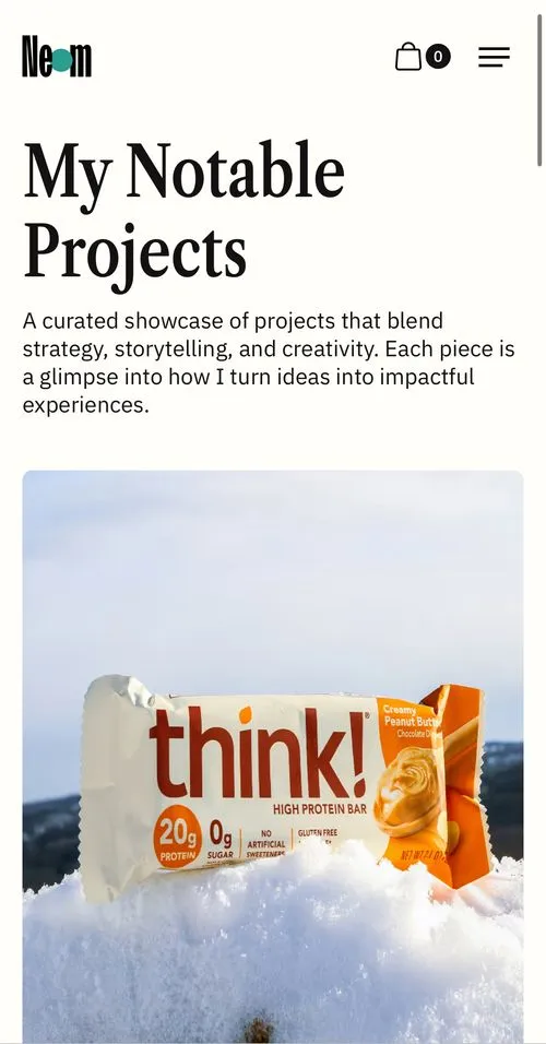 Neom Portfolio Template - Designed by Azwedo.com and Wedoflow.comv