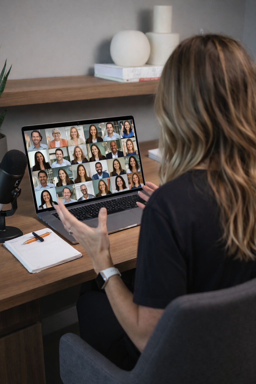 Two hands holding wooden puzzle pieces close together, representing connection, alignment, and problem-solving.