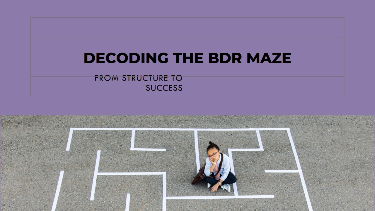 Decoding BDR Maze: From Structure to Success – Part 1