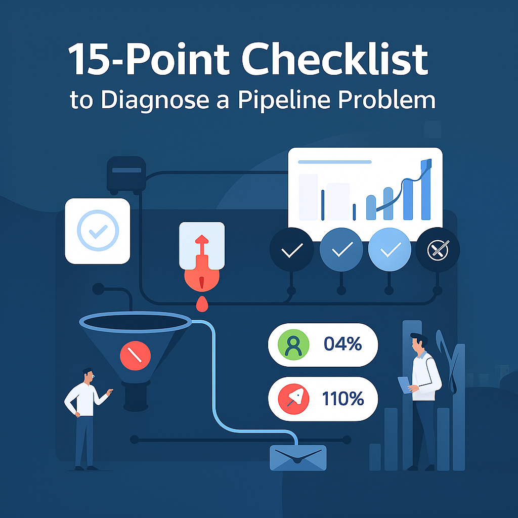 How To Diagnose a Pipeline Problem: A Practical Checklist for Founders