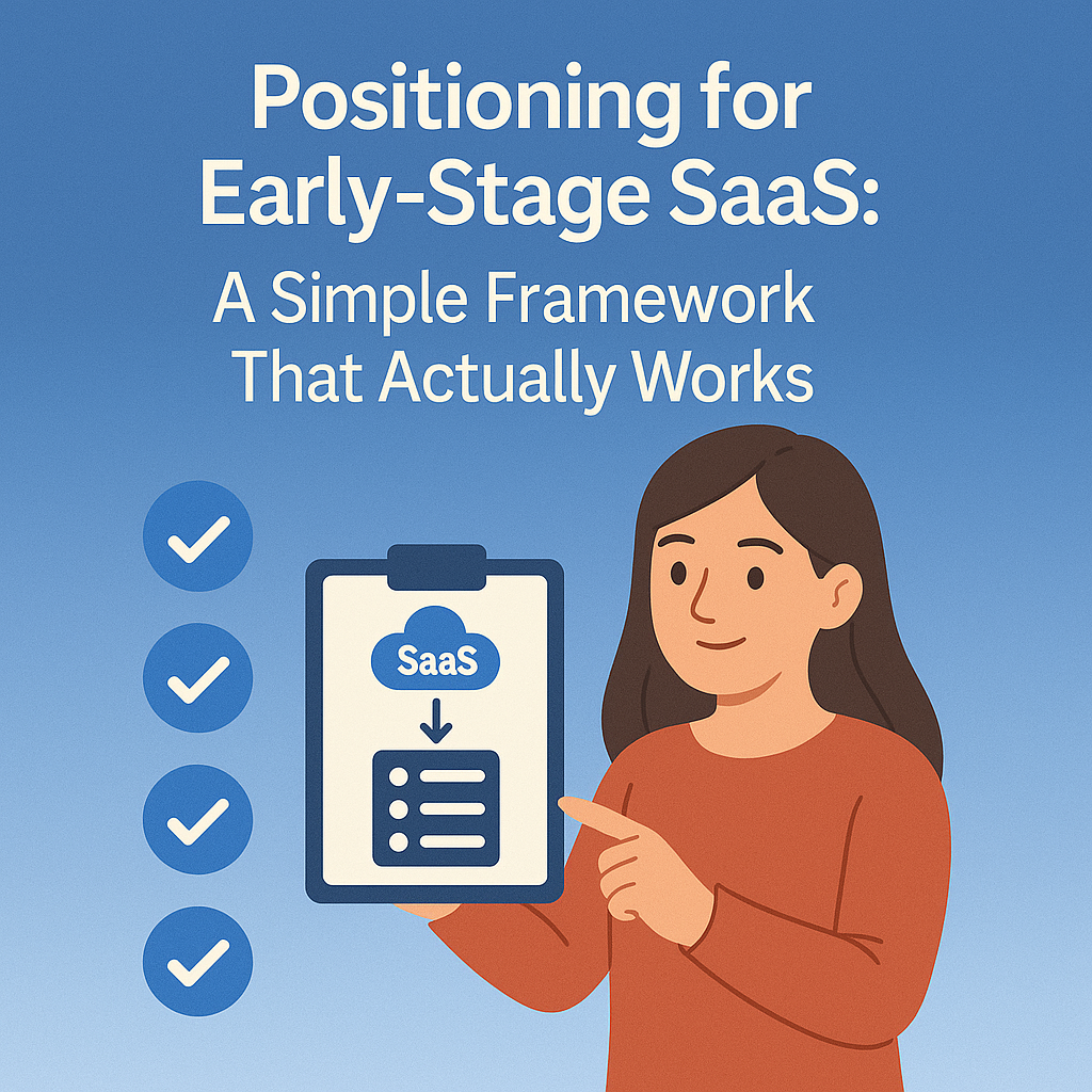 Positioning for Early-Stage SaaS: A Simple Framework That Actually Works