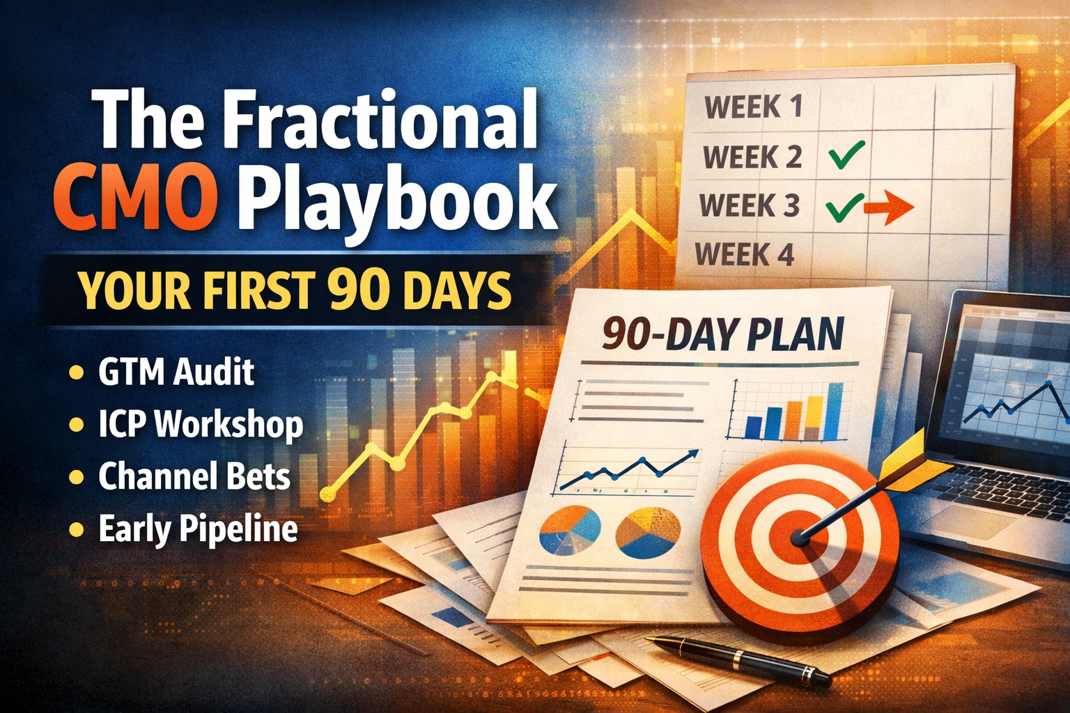 The Fractional CMO Playbook: What to Expect in Your First 90 Days
