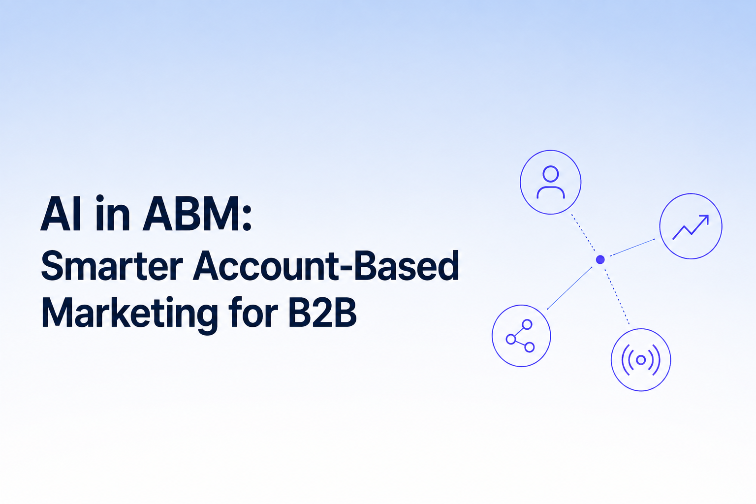 AI in ABM: How B2B Marketers Are Using AI for Smarter Account Based Marketing 