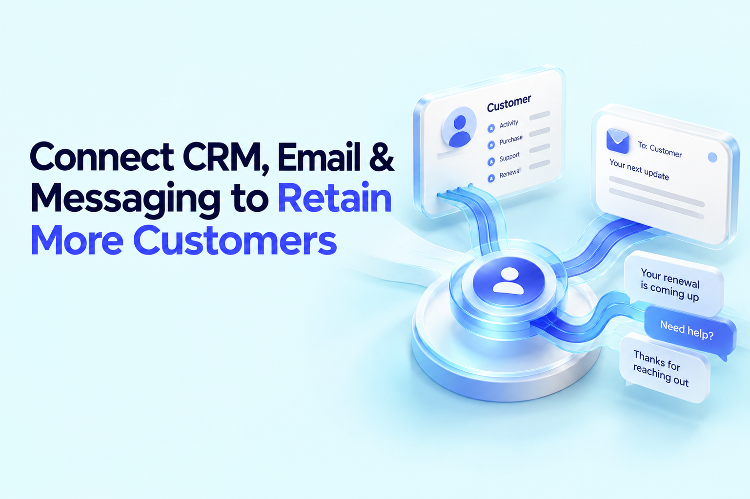 How Email Marketing, CRM and Messaging Improve Customer Retention 