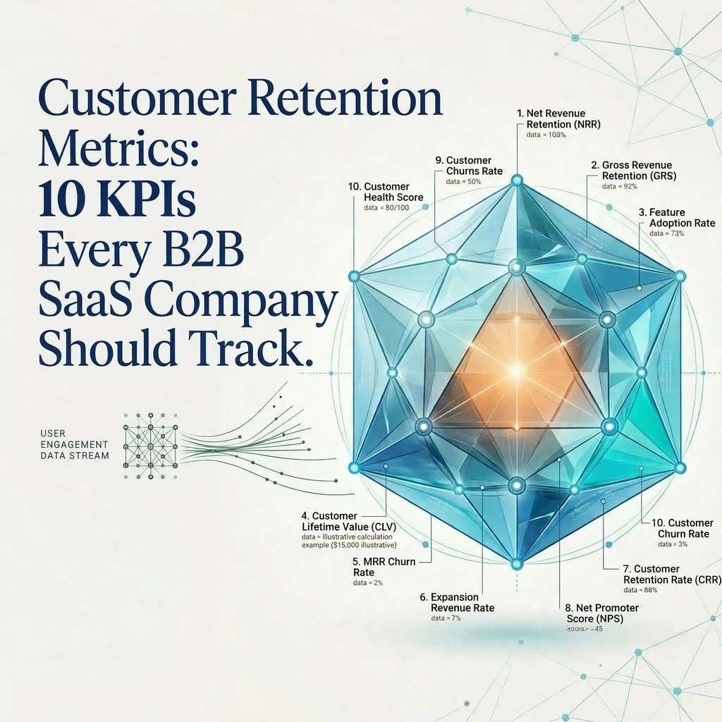 Customer Retention Metrics: 10 KPIs Every B2B SaaS Company Should Track