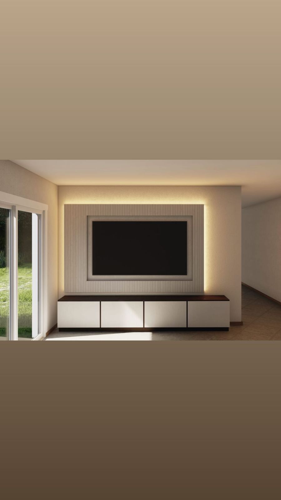 stylish living room setup