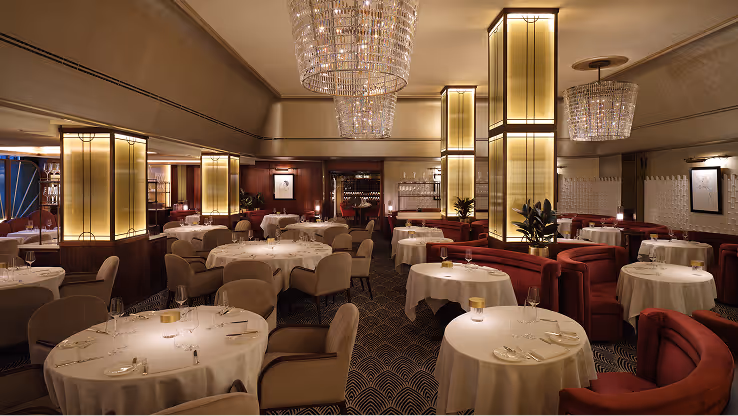 For decades, the Savoy Grill has been a stage for the great and illustrious: Winston Churchill lingering over lunch, James Dean slipping into a booth, Marilyn Monroe drifting through the Art Deco room as well as Frank Sinatra, Oscar Wilde, and Queen Elizabeth II passing through its doors.
