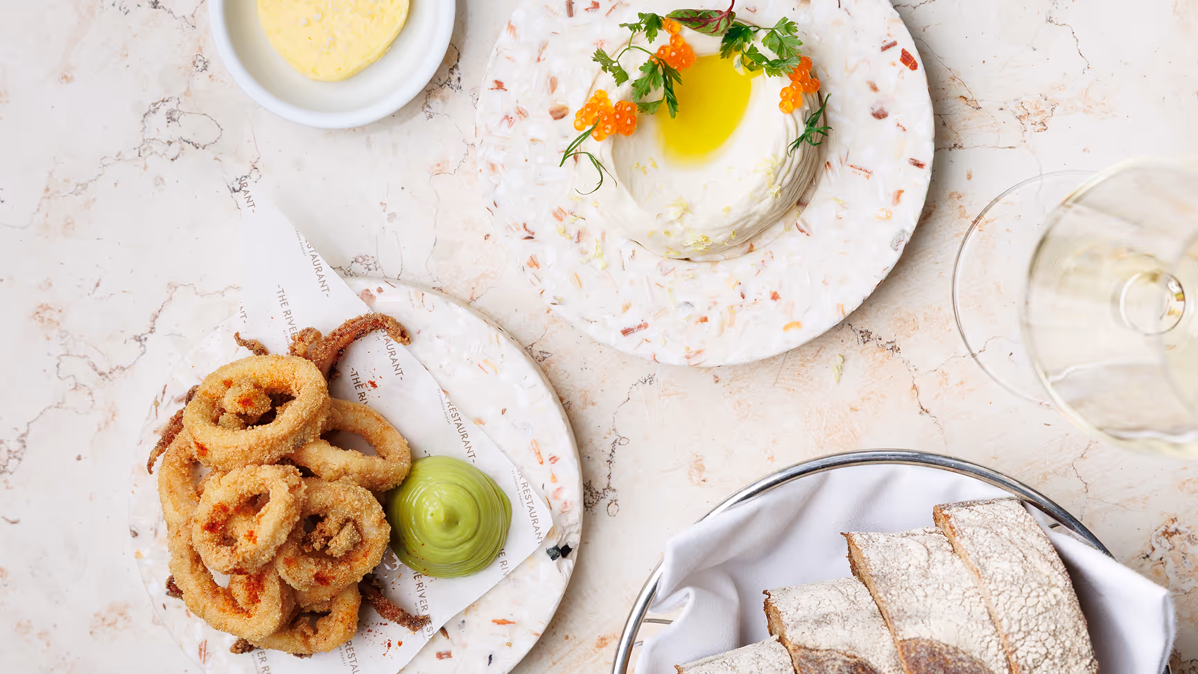 The River Restaurant presents stylish, relaxed all-day dining in The Savoy, with a vibrant, produce-led menu that’s shaped by the seasons and tides.