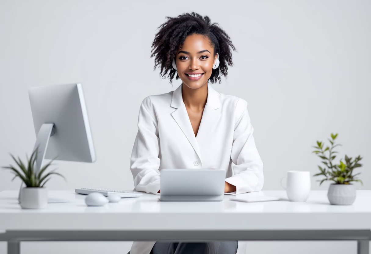 image of job applicants in a discussion at a medical clinic