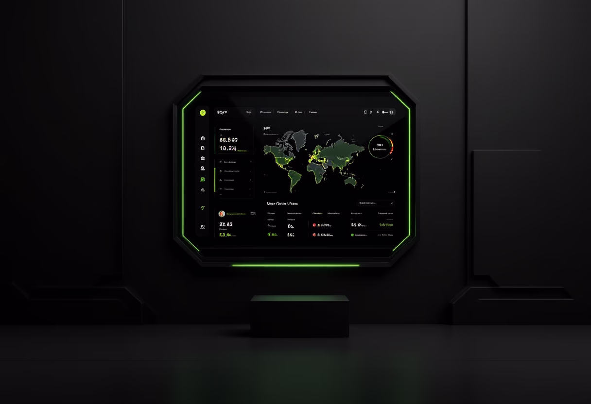 [interface] image of erp system integration on various devices