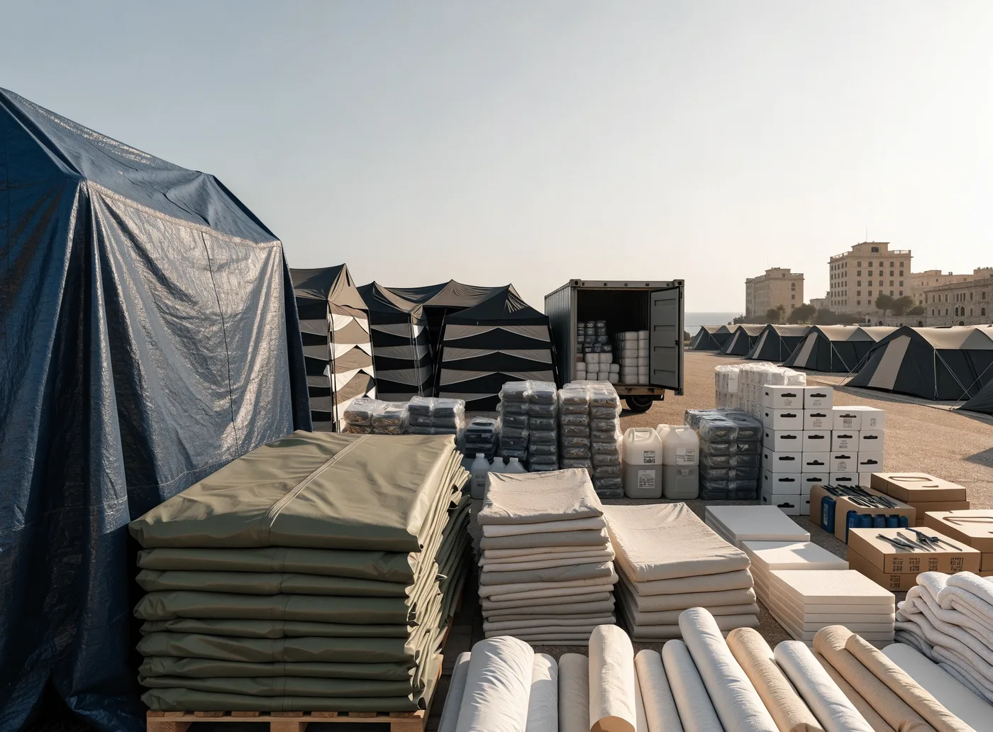 Illustrative logistics sector image