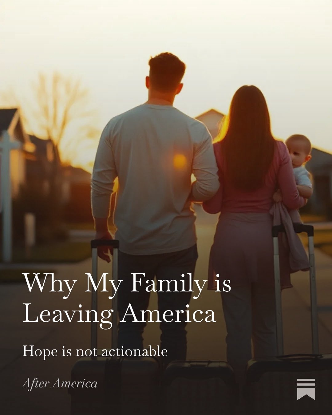 Why My Family is Leaving America, Clay's story on After America