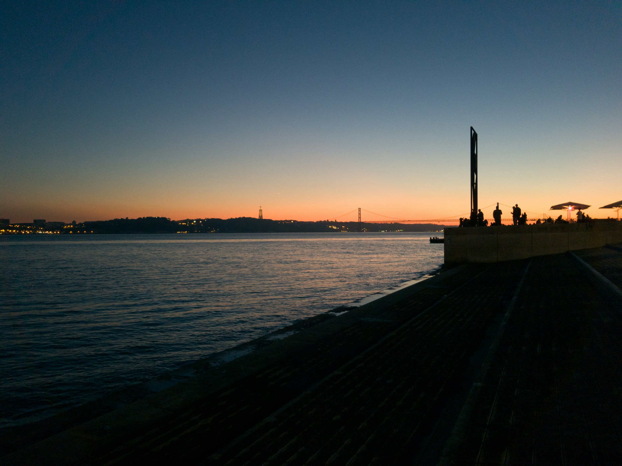 Sunset over the Tagus, Lisbon