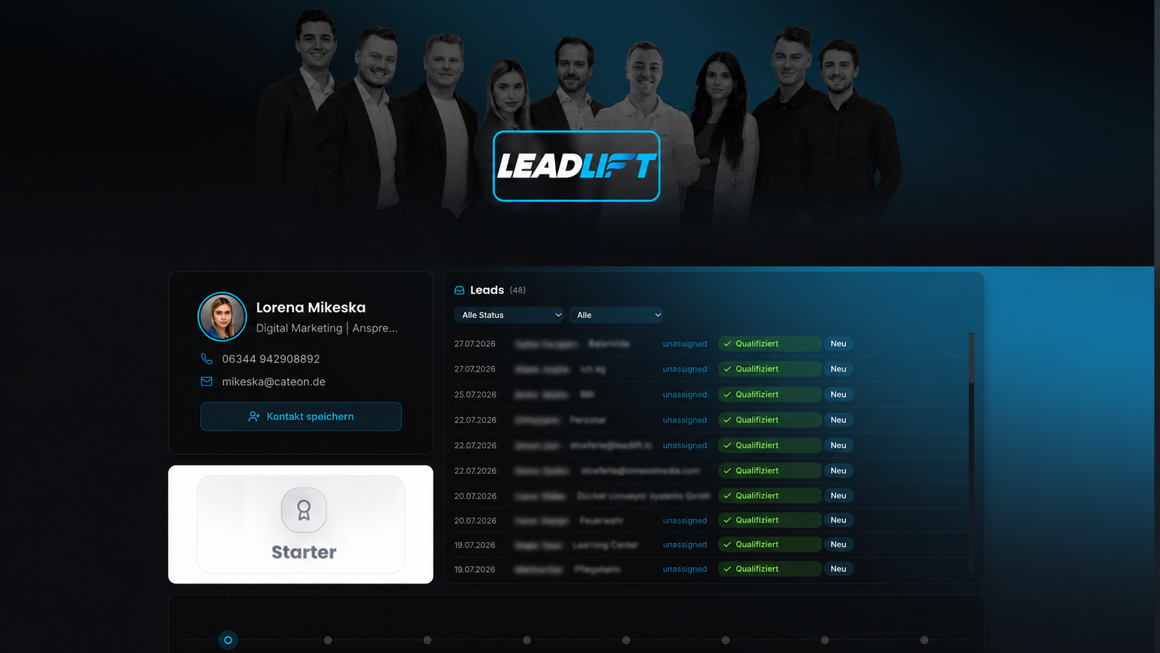 LeadLift Suite — Kundenportal