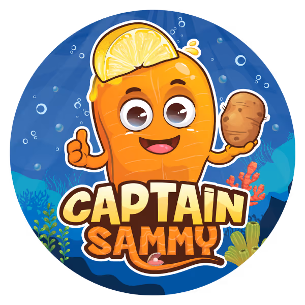 Captain Sammy Plate Buddy character mat for interactive kids plates and mealtime engagement.