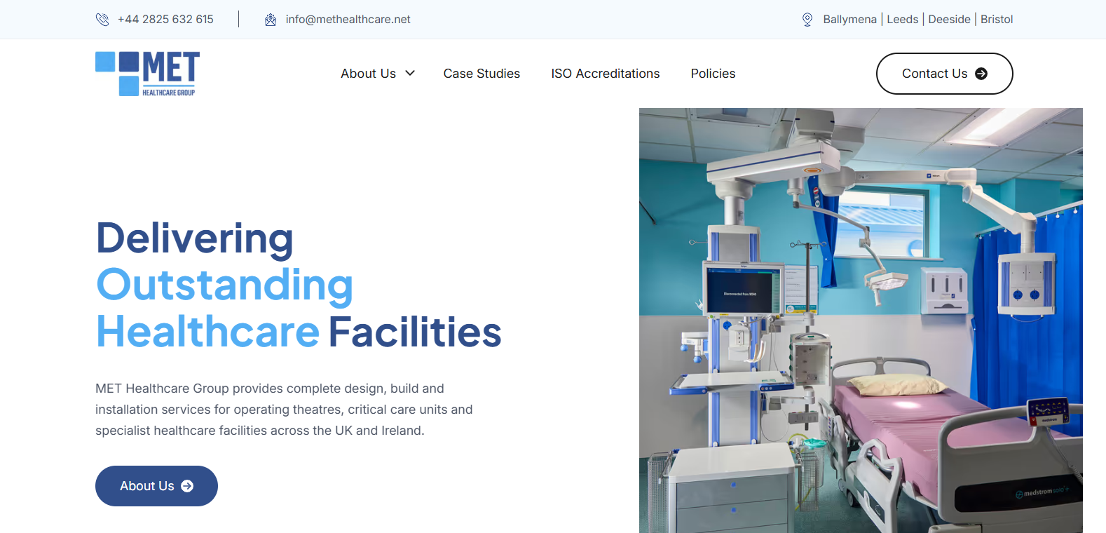 New Website Launch for MET Healthcare Group