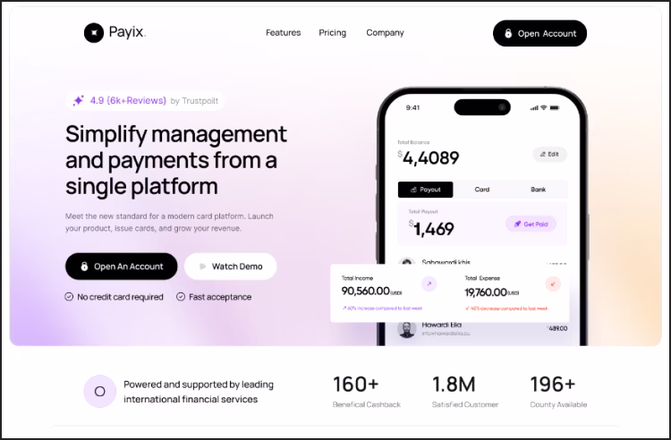 Finlay Template Demo