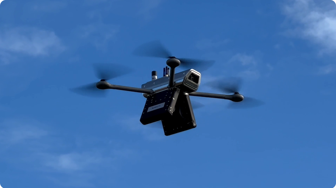 Nomadic Drone flying