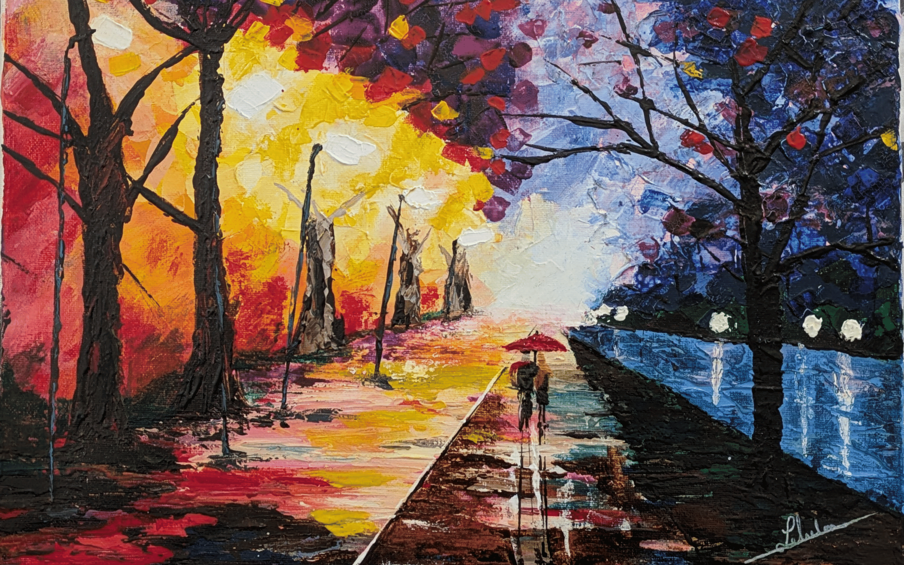 Lovers Rainy Day Walk 2