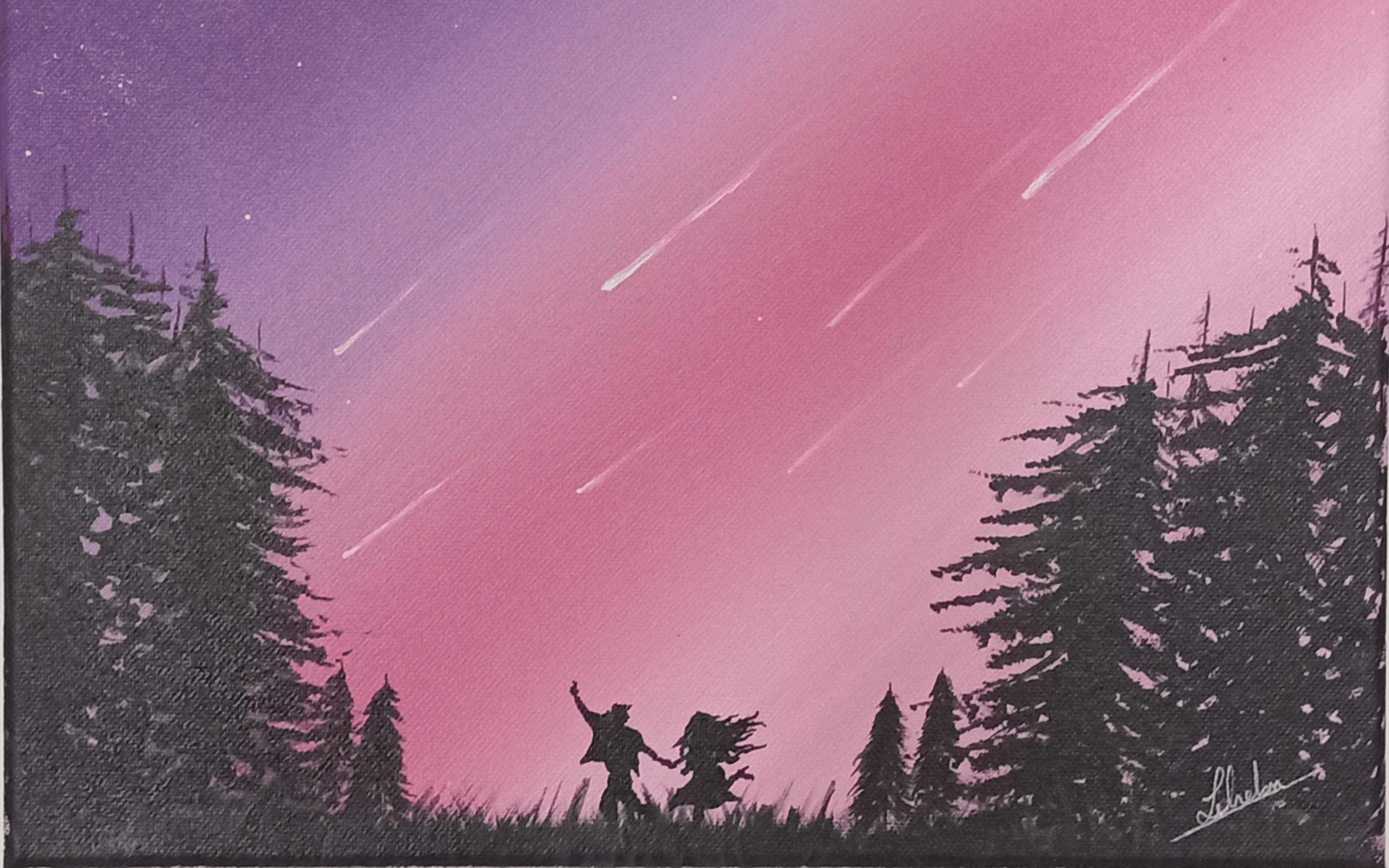 Shooting Stars Night Lovers