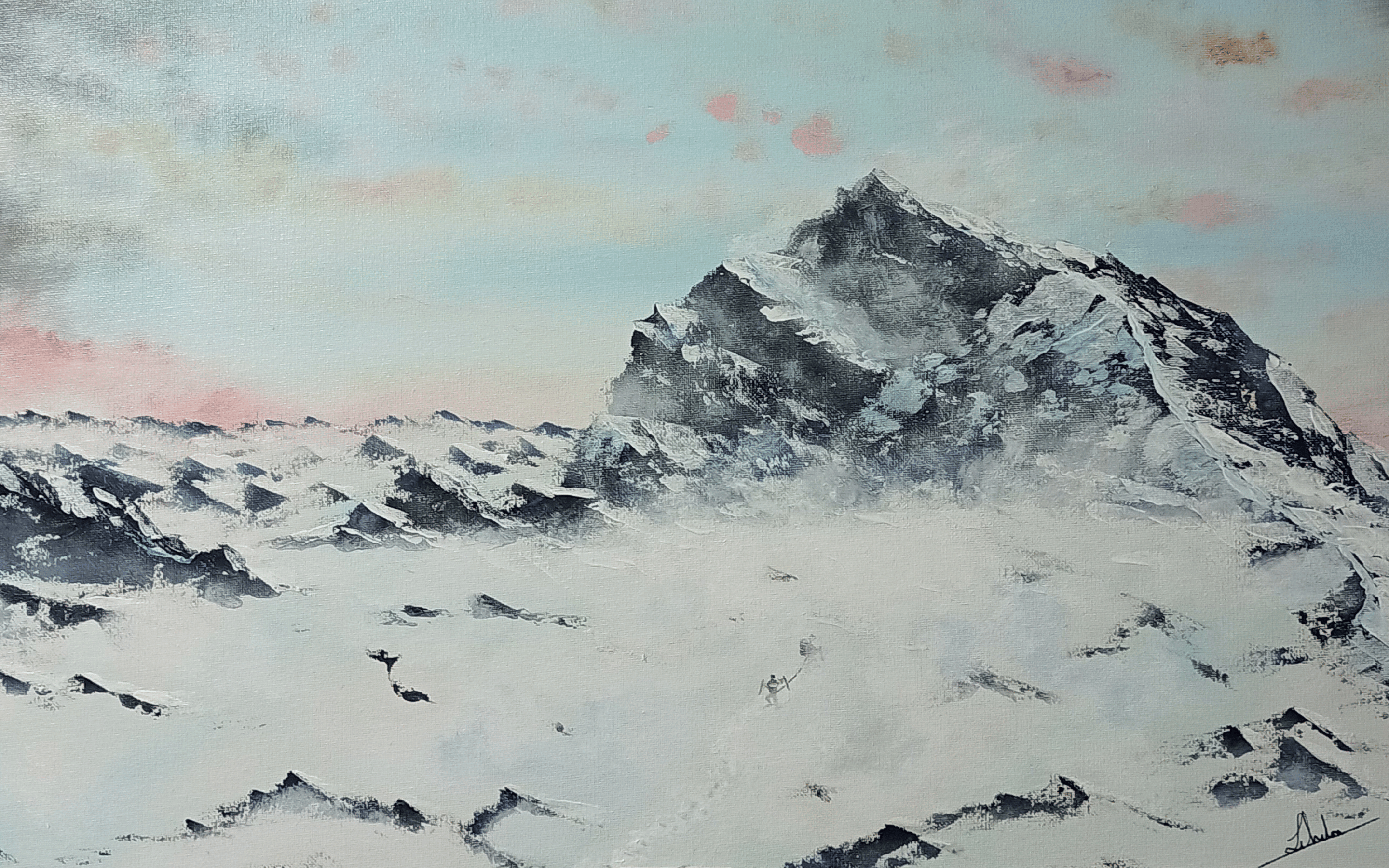 Brothers in the blizzard