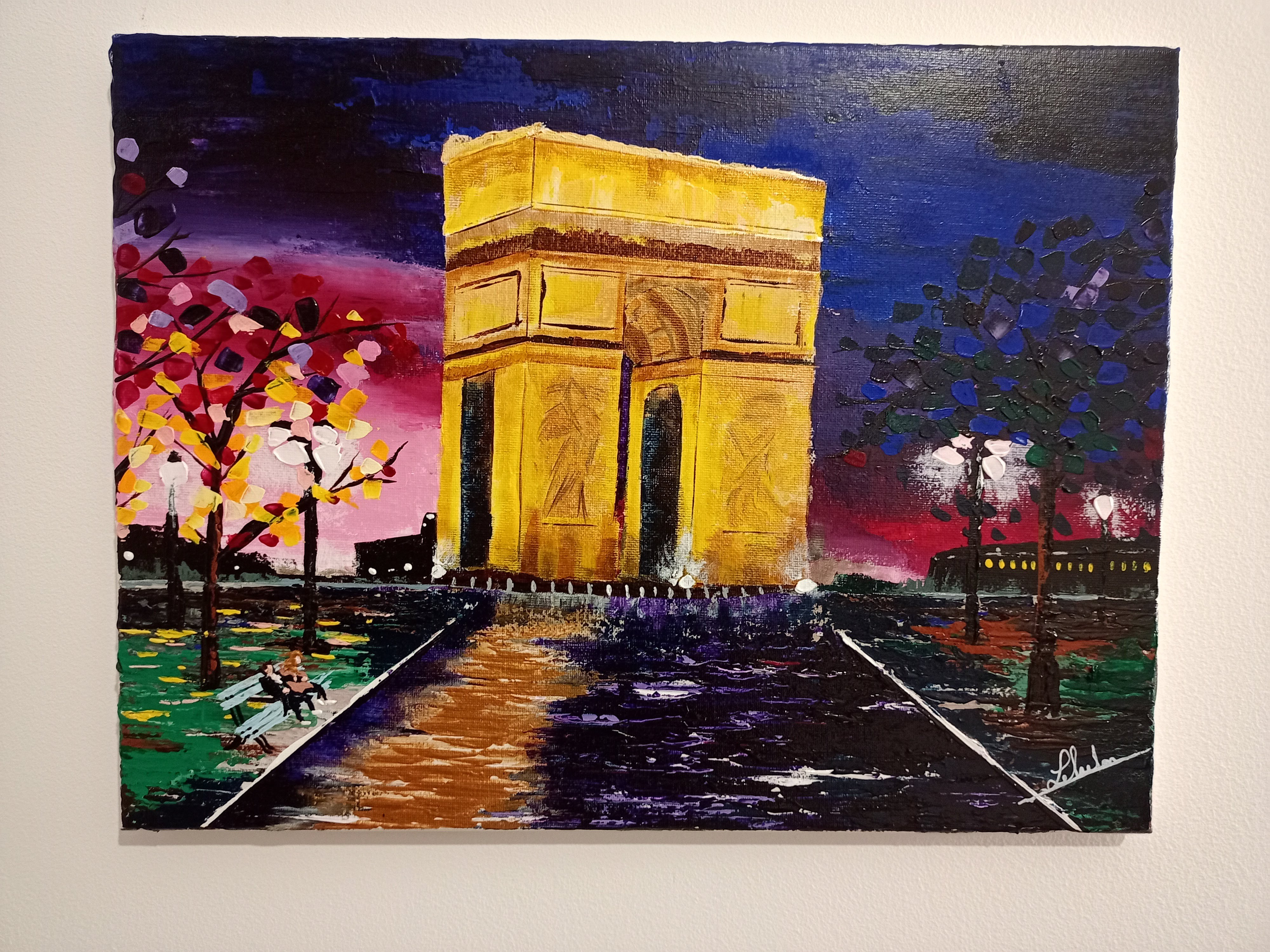 Lovers in Paris - Arc de Triomphe