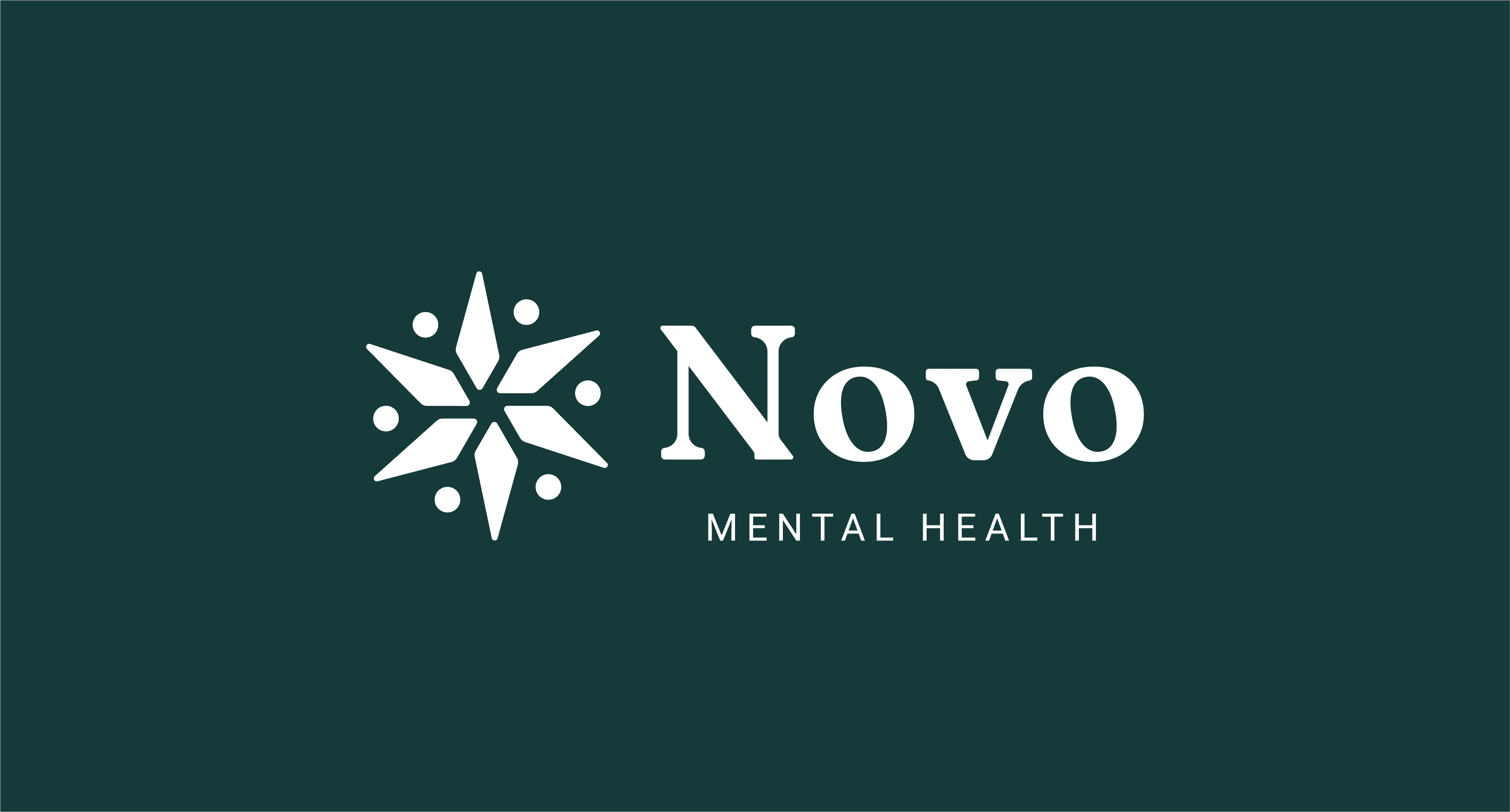 Project card for Novo Mental Health with logo centered
