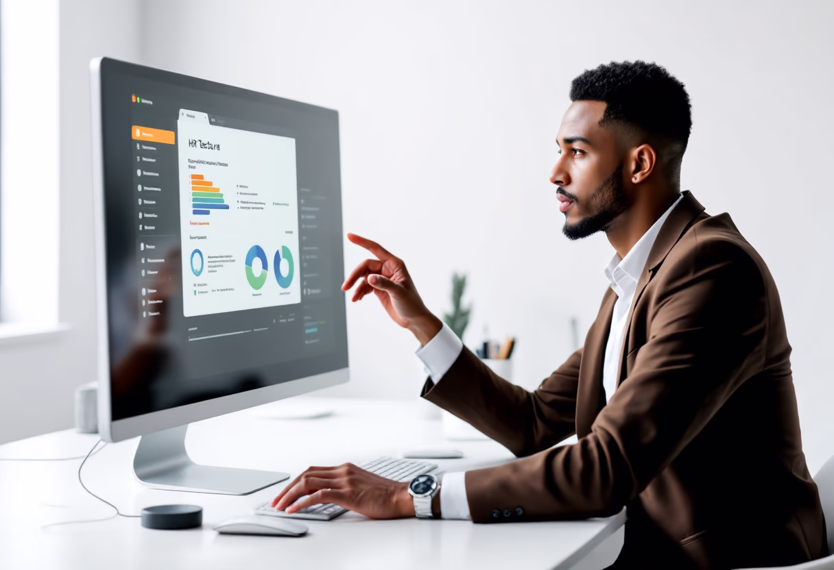 image of tech solutions demonstration (for a hr tech)