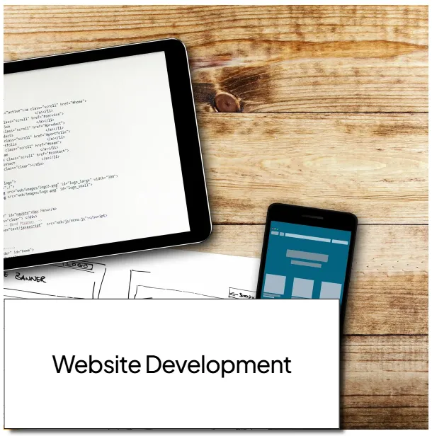 Web development layout on paper