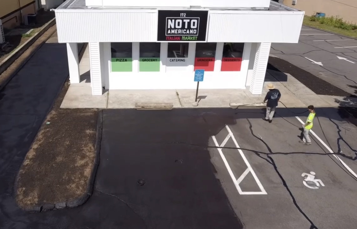 Commercial Sealcoating Parking Lot Sealcoating Connecticut Pro Seal