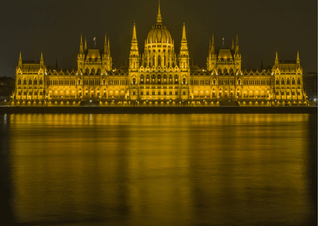 A picture of a Parliament building in Hungary, a country where you can get a digital nomad visa as a single applicant.