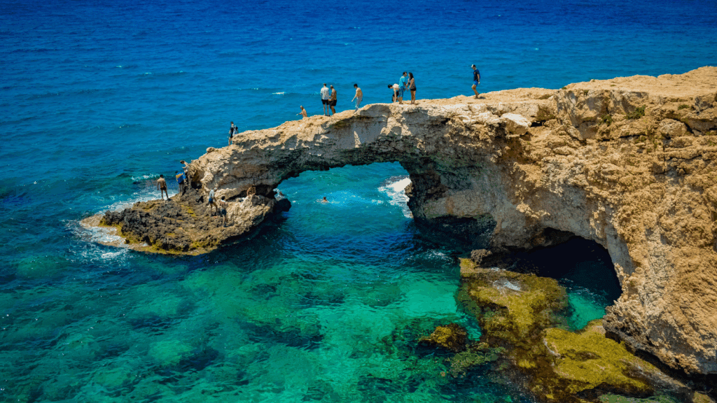 Beach in Cyprus, where you can go if you get a digital nomad visa for Europe.