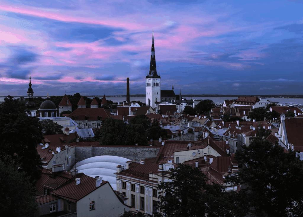 An image of Tallinn, Estonia. 
