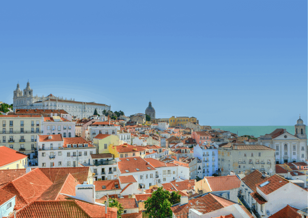 Portugal, one of the best places for digital nomads due to the mild climate and an easy-going lifestyle.