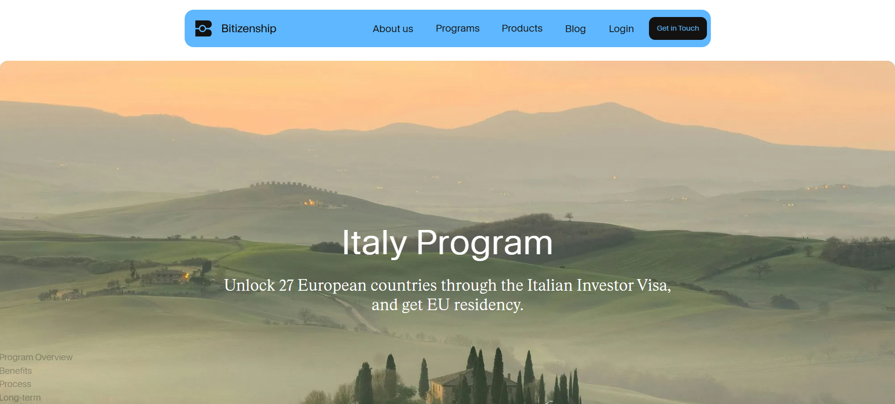 EU Residency Programs